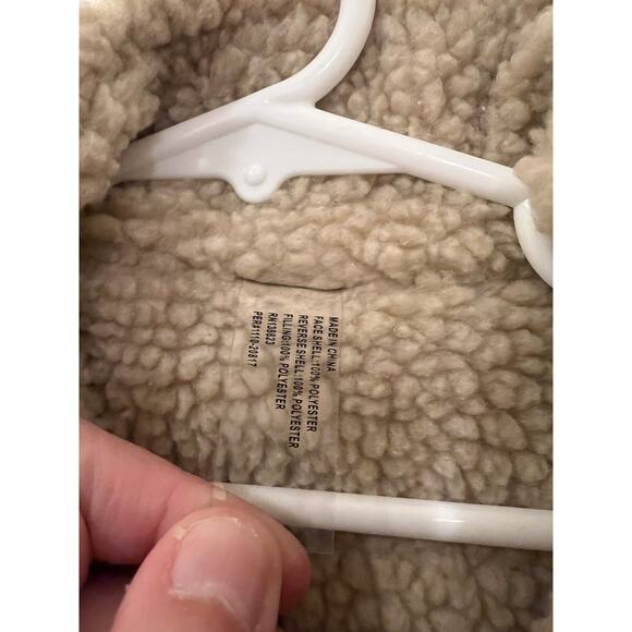 Cody James Boys Sherpa Lined Puffer Vest Blue Teal Zip Size 6 - Picture 6 of 6